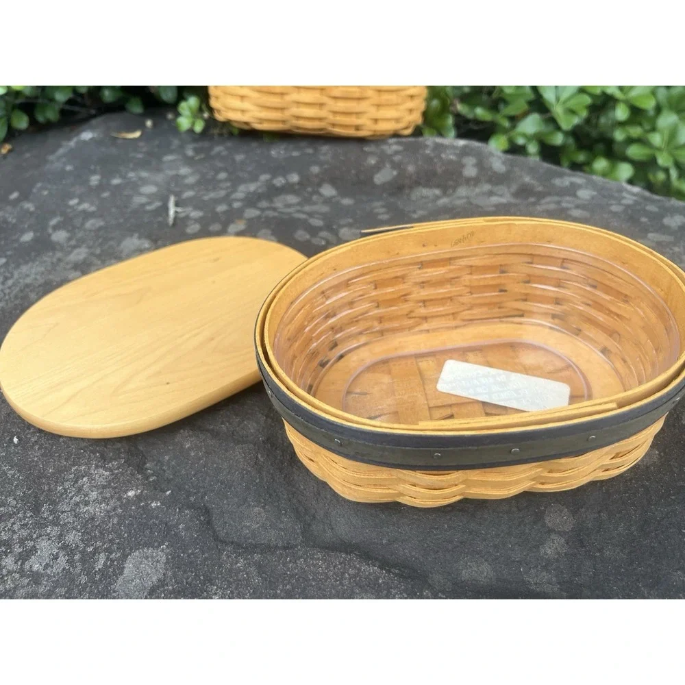 3 Longaberger Collectors Club Harmony Baskets (#3 #4, #5) w/ Liners PRISTINE